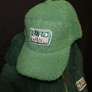 Fluffy Sherpa-Style Green Baseball Cap