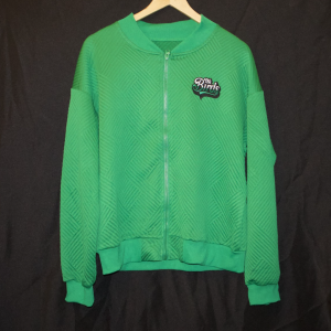 Kelly Green “The Birds” Zip-Up Jacket