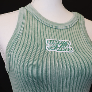 “Sundays Are for the Birds” Ribbed Tank