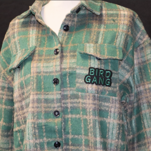 “Bird Gang” Flannel Jacket